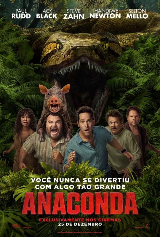 Cartaz de divulgação do filme Anaconda.