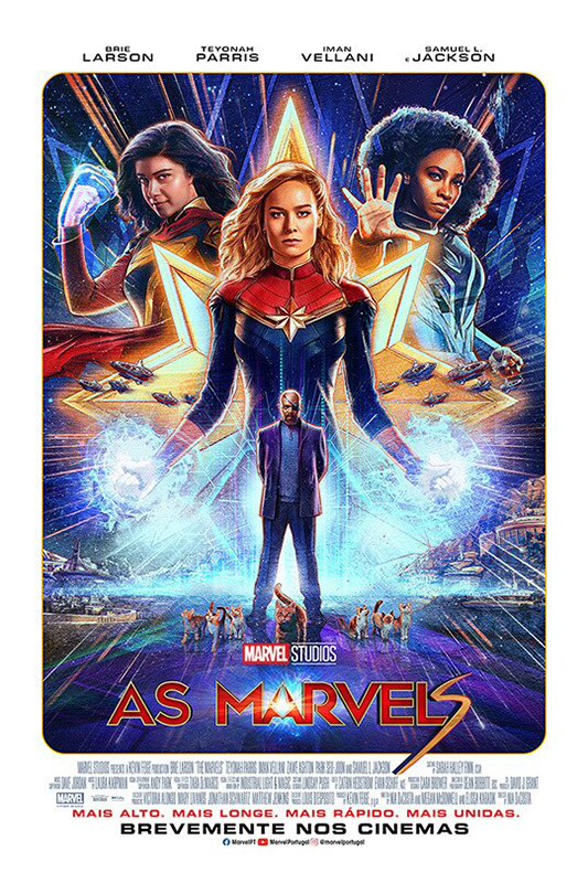 Cartaz do filme As Marvels.