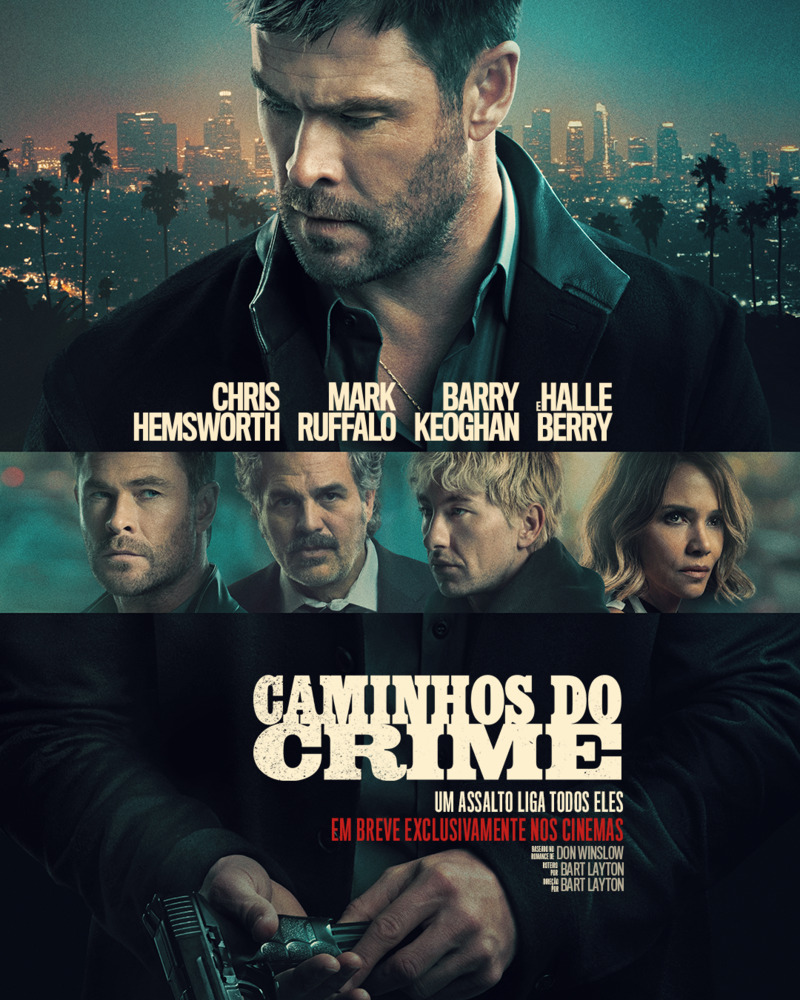 Cartaz de divulgação do filme "Caminhos do Crime".