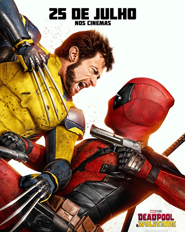 Cartaz do filme Deadpool & Wolverine.