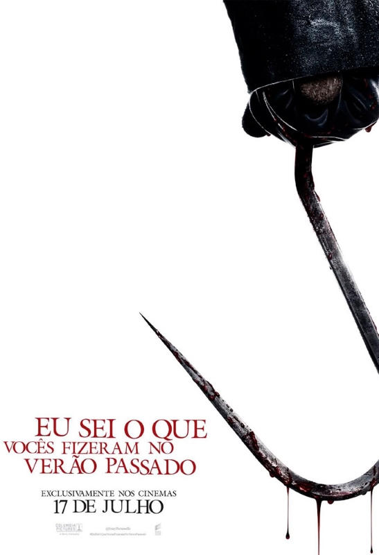 Cartaz de divulgação do filme Eu Sei o que Vocês Fizeram no Verão Passado.