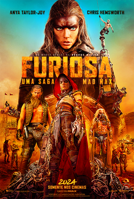 Cartaz do filme Furiosa: Uma Saga Mad Max.