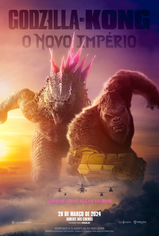 Cartaz do filme Godzilla e Kong: O Novo Império.