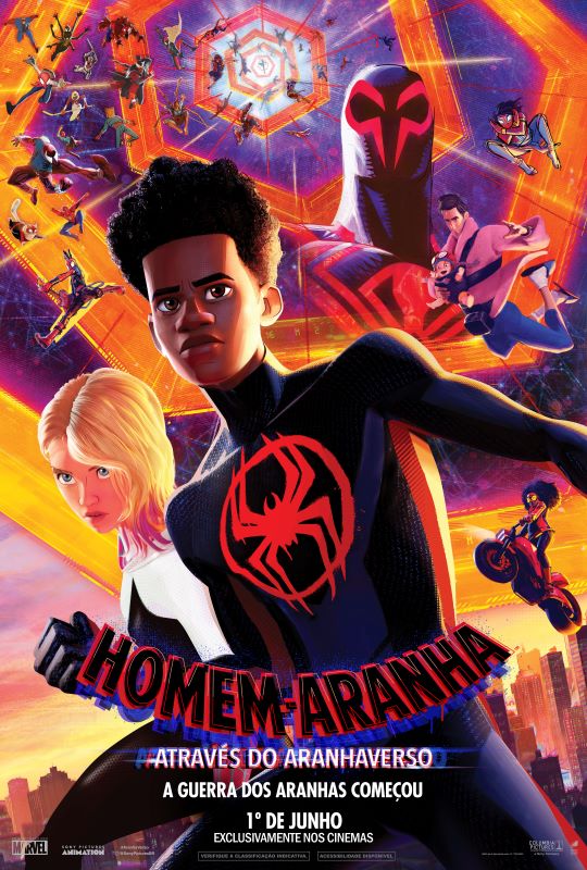 Cartaz do filme Homem-Aranha: Através do Aranhaverso.