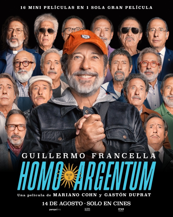 Cartaz de divulgação do filme Homo Argentum.