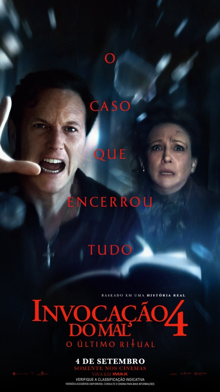 Cartaz de divulgação do filme Invocação do Mal 4: O Último Ritual.