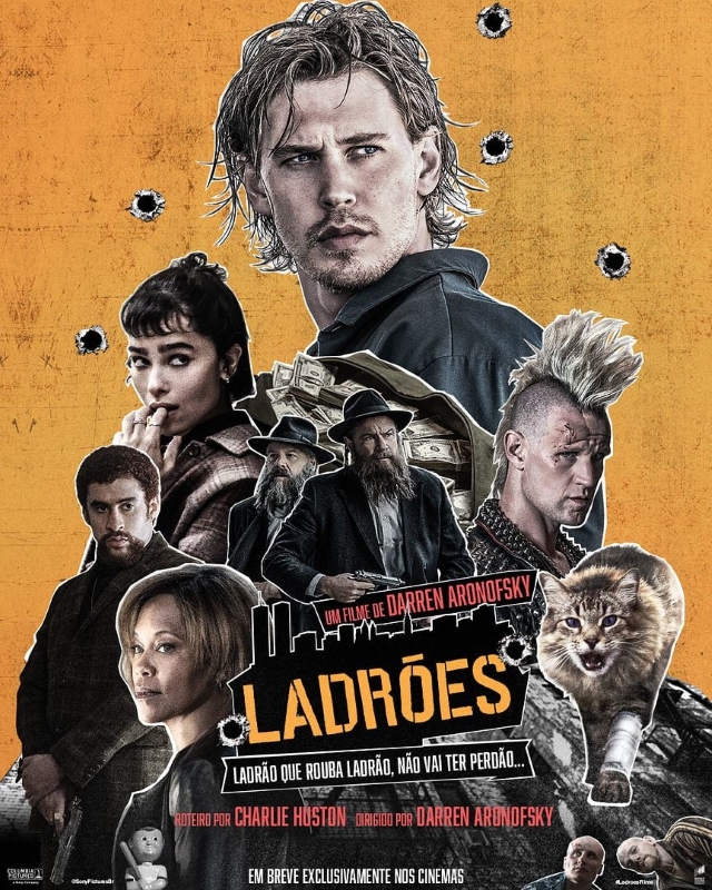 Cartaz de divulgação do filme Ladrões.