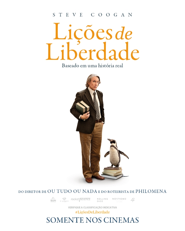 Cartaz de divulgação do filme Lições de Liberdade.