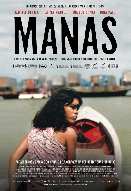 Cartaz de divulgação do filme Manas.