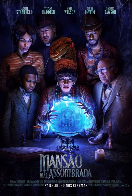 Cartaz do filme Mansão Mal-Assombrada.