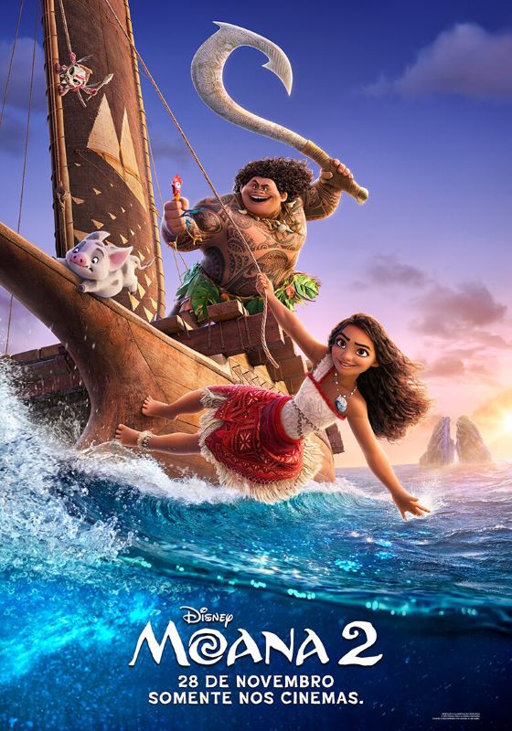 Cartaz do filme Moana 2.