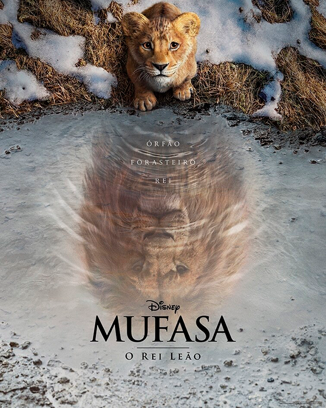 Cartaz do filme Mufasa: O Rei Leão.