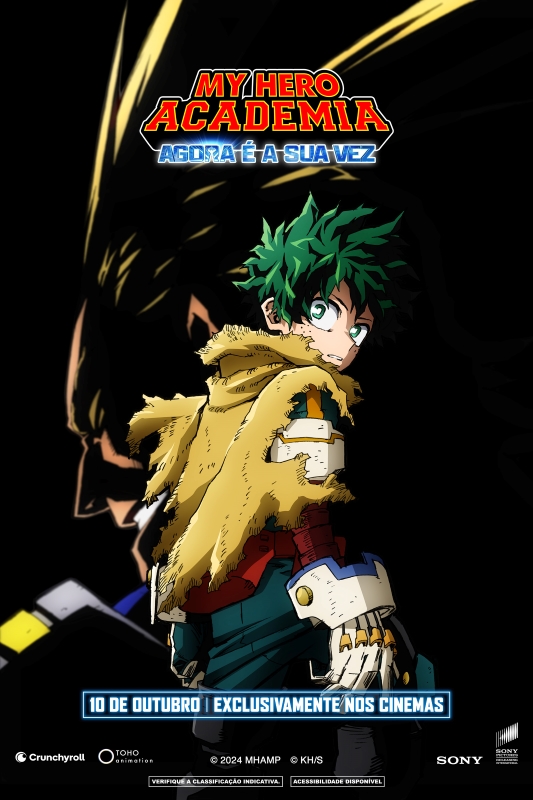 Cartaz do filme My Hero Academia: Agora é Sua Vez.