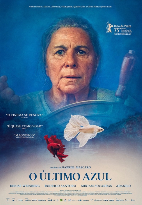 Cartaz de divulgação do filme O Último Azul.