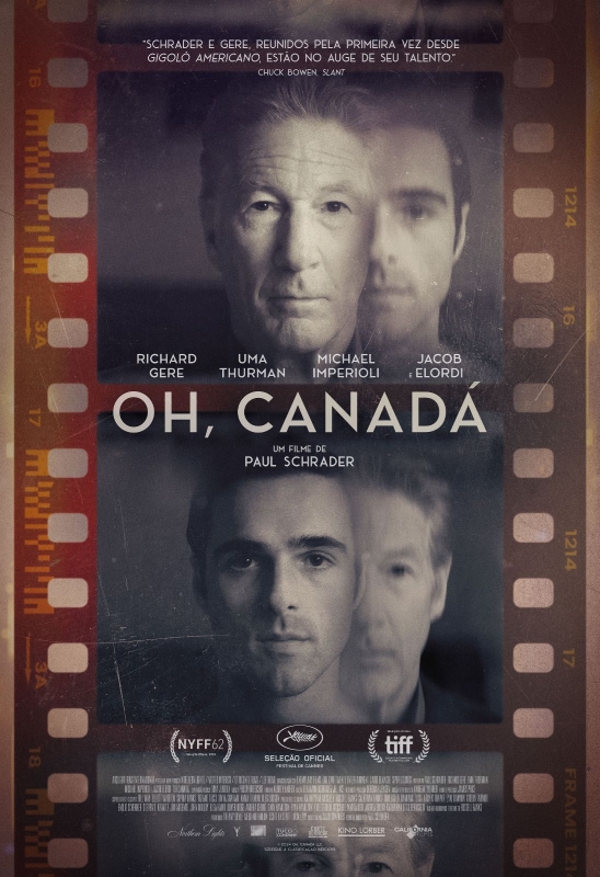 Cartaz de divulgação do filme Oh Canadá.