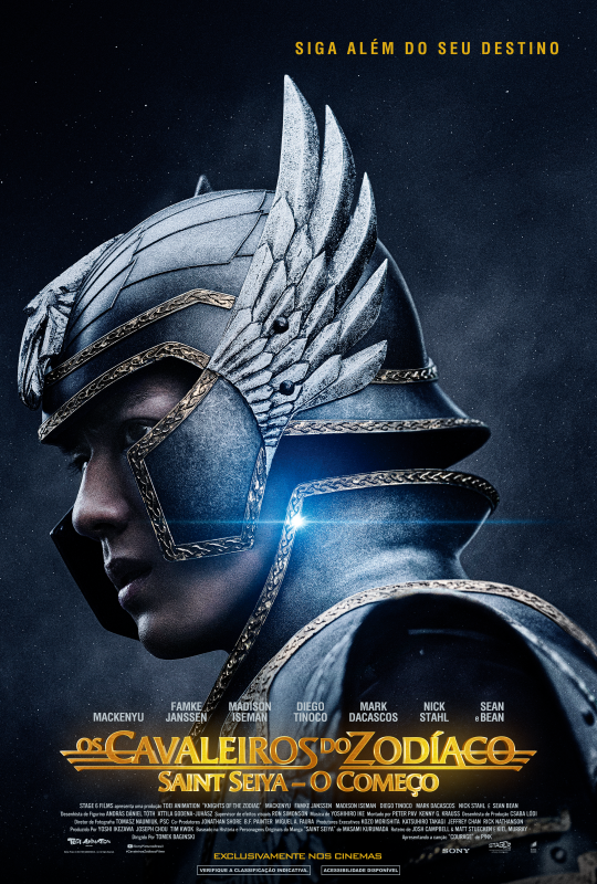 Cartaz do filme Os Cavaleiros do Zodíaco: Saint Seiya - O Começo.