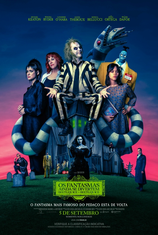 Cartaz do filme Os Fantasmas Ainda se Divertem: Beetlejuice.