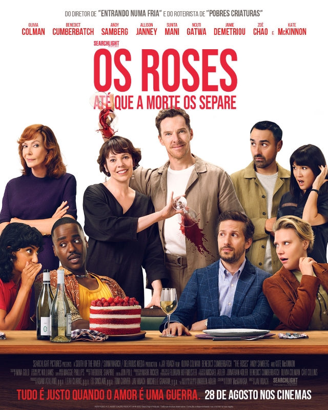 Cartaz de divulgação do filme Os Roses: Até Que a Morte os Separe.