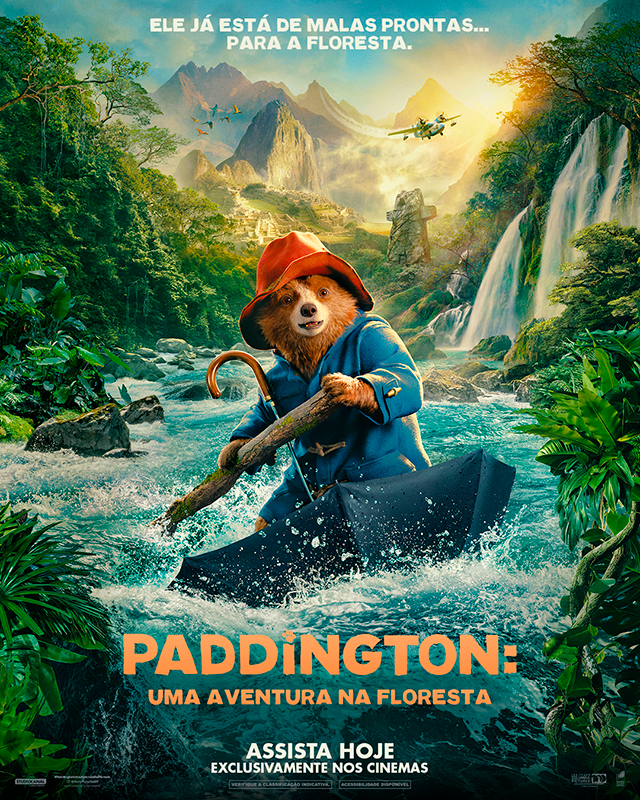 Cartaz do filme Paddington: Uma Aventura Na Floresta.