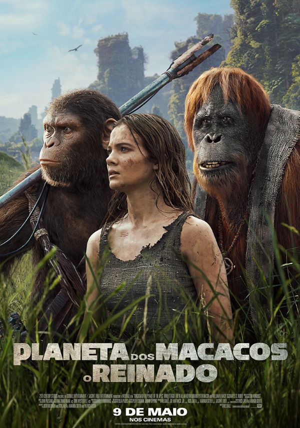 Cartaz do filme Planeta dos Macacos: O Reinado.