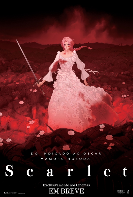 Cartaz de divulgação do filme Scarlet.
