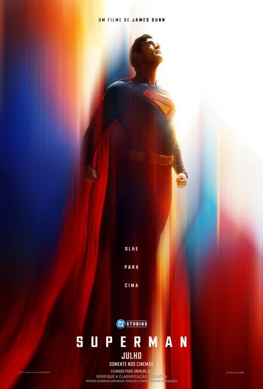 Cartaz de divulgação do filme Superman.