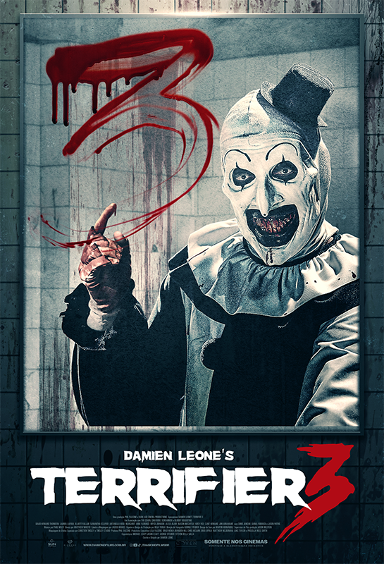 Cartaz do filme Terrifier 3.